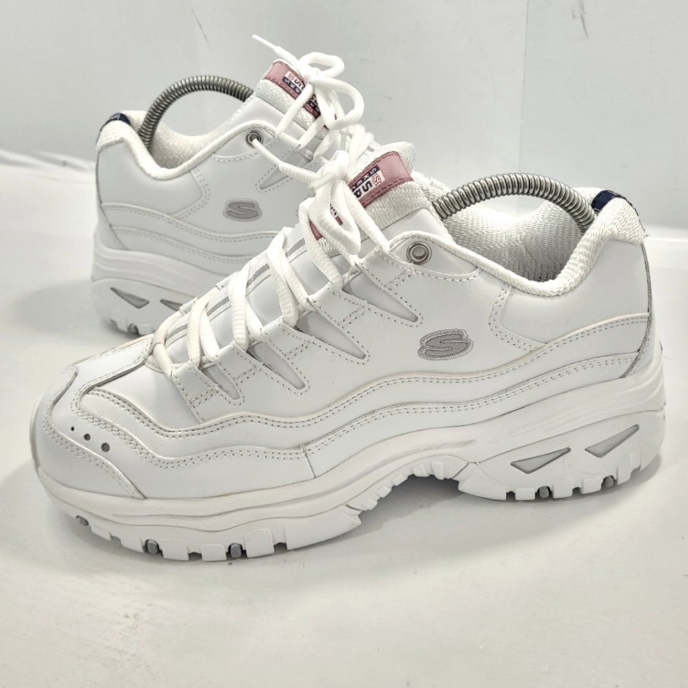 SKECHERS SPORT ENERGY ORBIT MULE WALKING SNEAKERS WOMEN'S SIZE 9.5 WHITE A3 - Picture 16 of 16